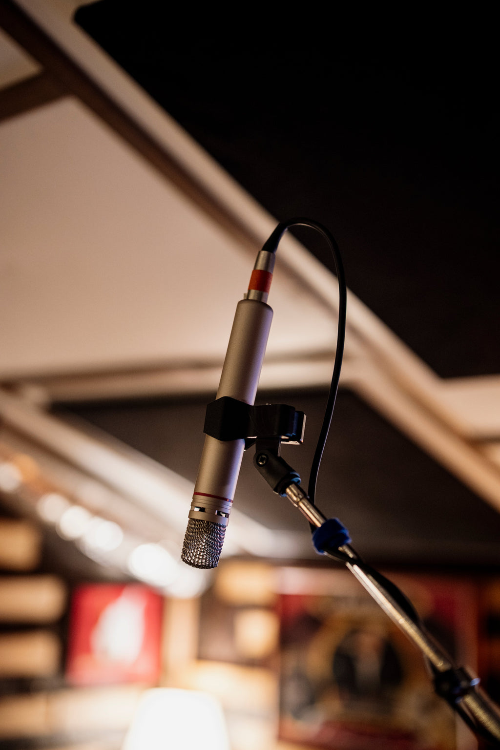 Professional microphone for business jingle production